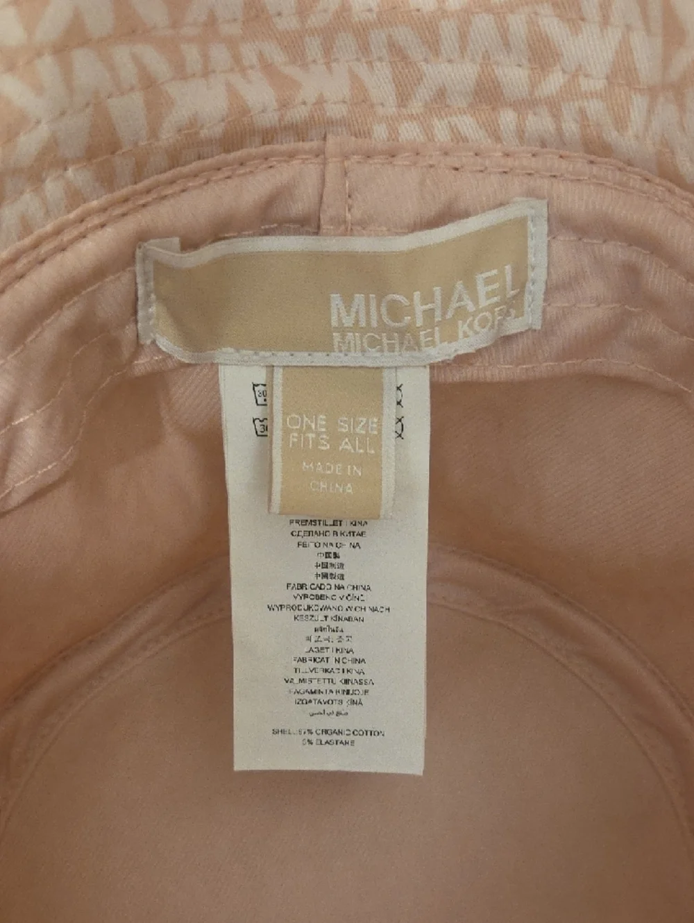 Michael Kors Light Peach/Tan Women's Hat - Picture 3 of 7